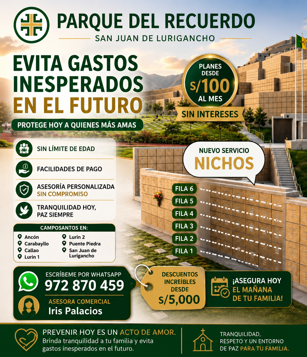 Parque del Recuerdo San Juan de Lurigancho